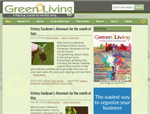 Tablet Screenshot of greenlivingpdx.com